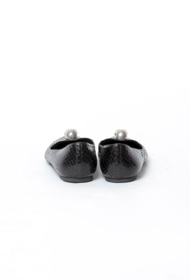 Alexander McQueen Skull Python Ballerinas - 6