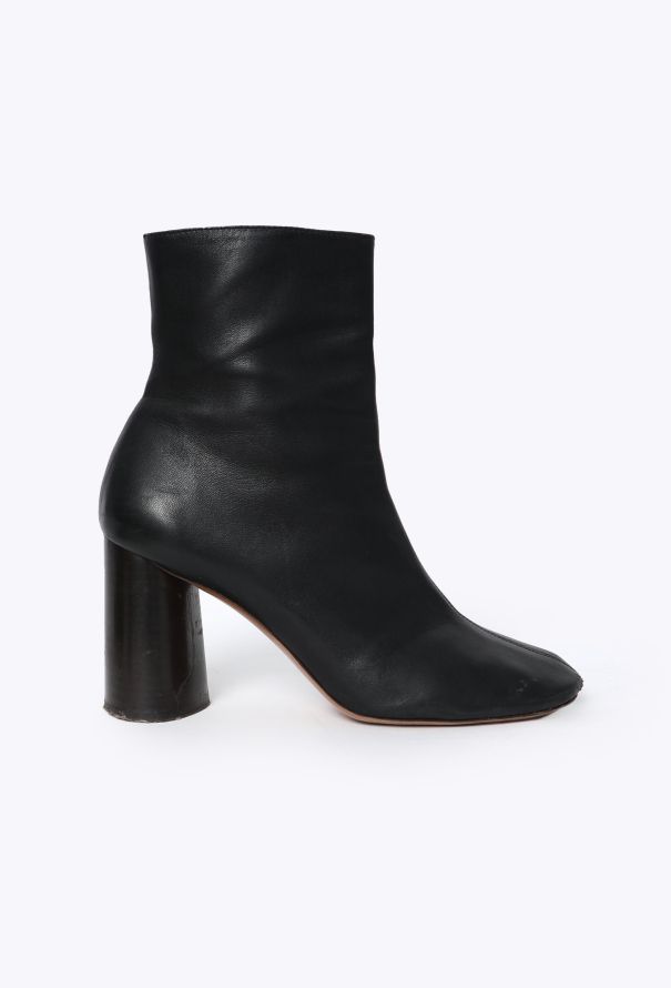 Céline Elliptic Leather Ankle Boots - S/S 2018 - 1
