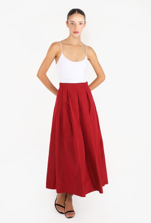Dior Silk Faille Pleated Skirt - 2