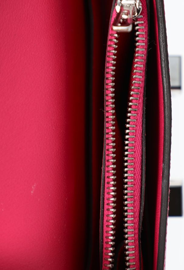 Hermès Rose Mexico Epsom Constance Slim Wallet & Belt - 15