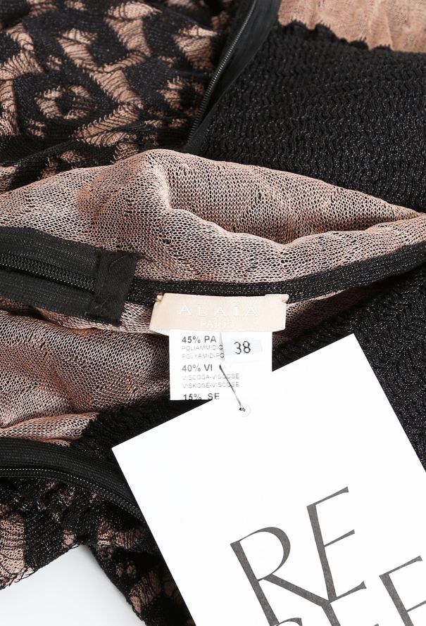 Alaïa Embroidered Lace Skater Dress - 4