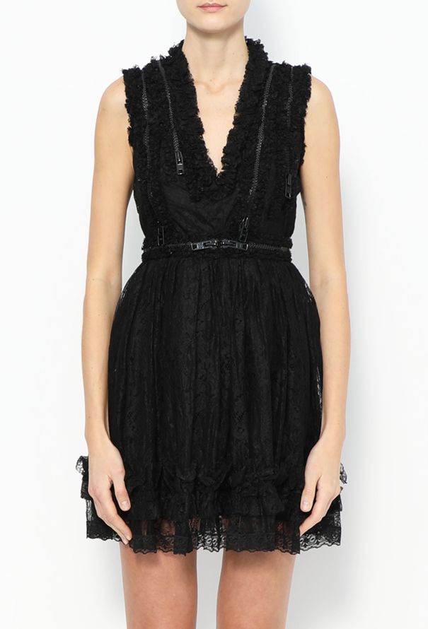 Givenchy 2011 Lace Zipper Dress - 1