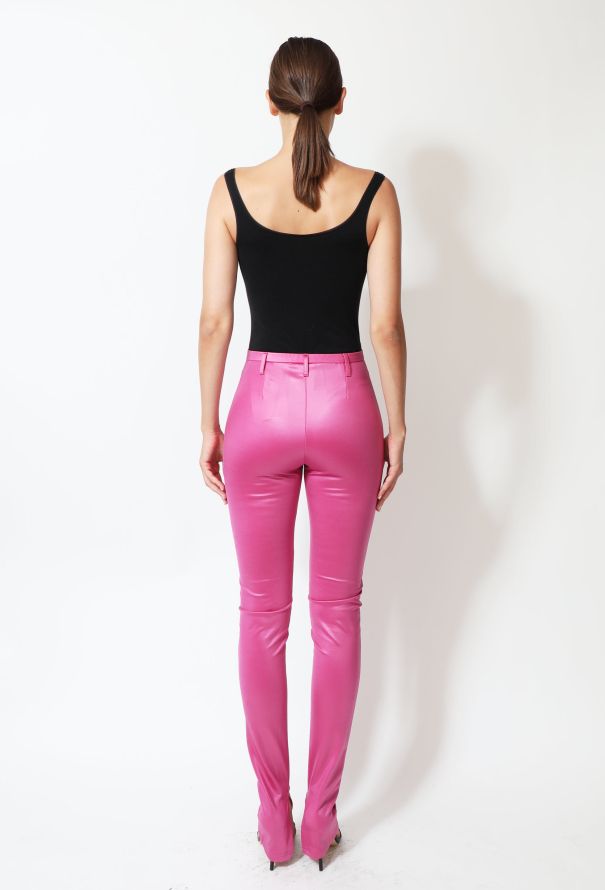 Balenciaga S/S 2017 Satin Stretch Trousers - 4