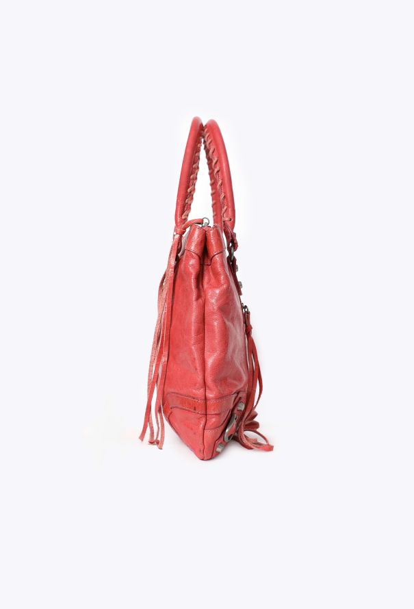 Balenciaga Red Classic City Shoulder Bag - 4