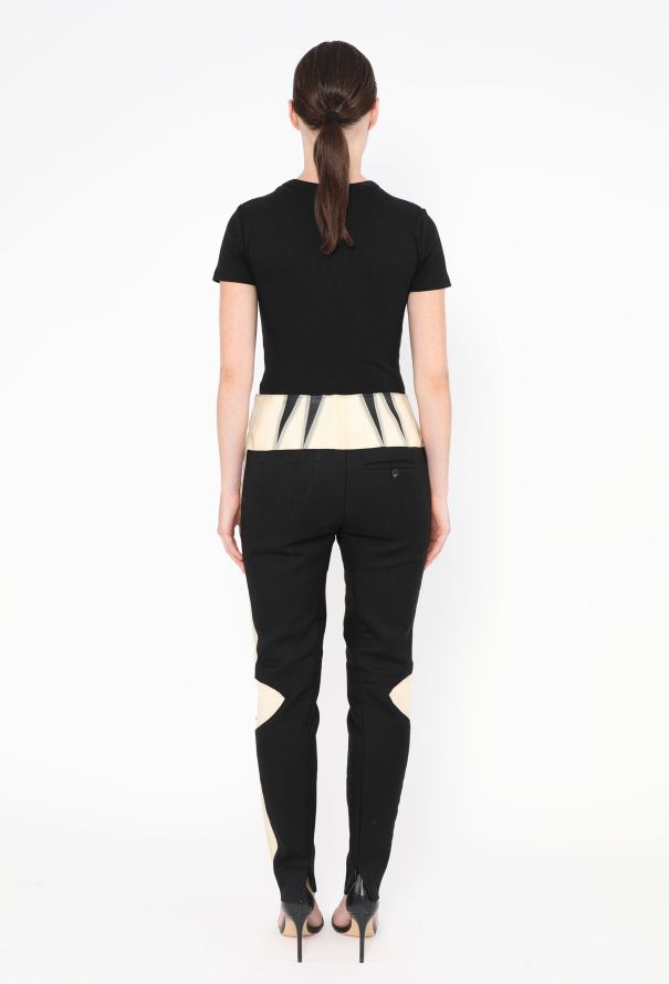 Balenciaga F/W 2008 Bicolor Sci-Fi Trousers - 5