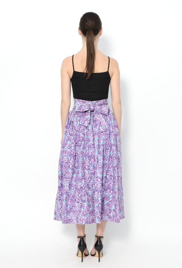 Jean-Louis Scherrer '90s Floral Skirt - 4