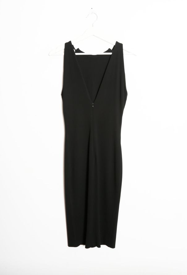 Dolce & Gabbana Black Crêpe Halter Dress – Early 2000s - 8