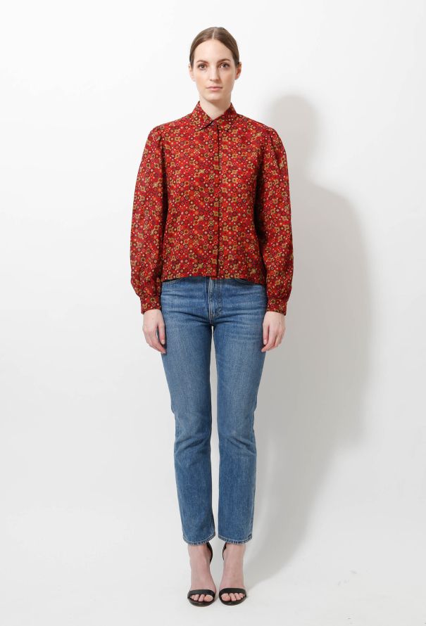 Givenchy Vintage Diamond Print Blouse - 3