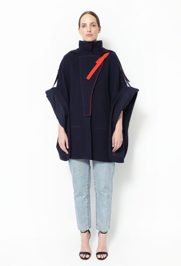 Chloé Pre-Fall 2019 Hooded Wool Cape - 4
