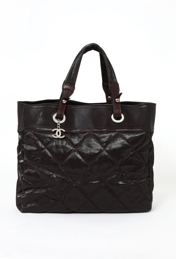 Chanel Burgundy Paris-Biarritz Tote Bag - 1