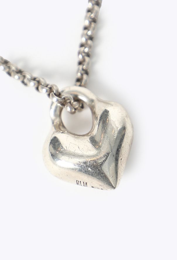 Robert Lee Morris Sterling Heart Pendant Necklace - 5