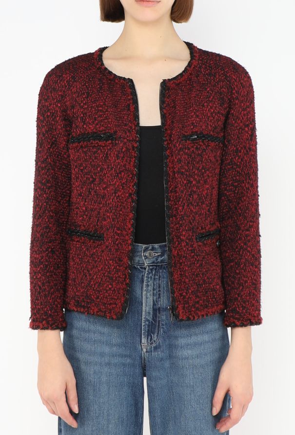 Chanel Braided Trim Tweed Jacket - 1