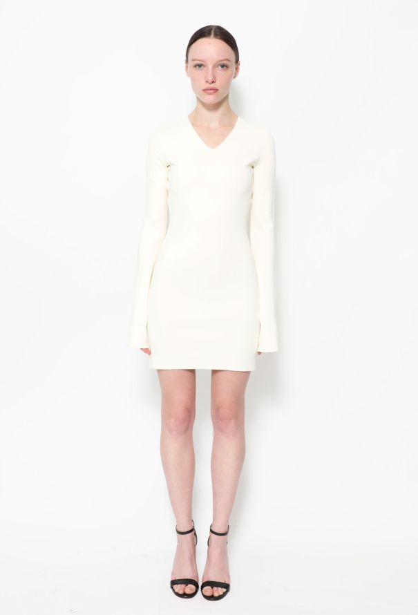 Céline V-Neck Jersey Dress - 2