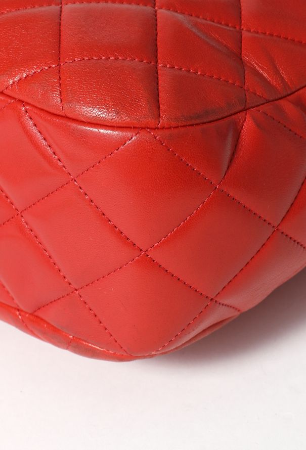 Chanel Red Jumbo Camera Bag - 8