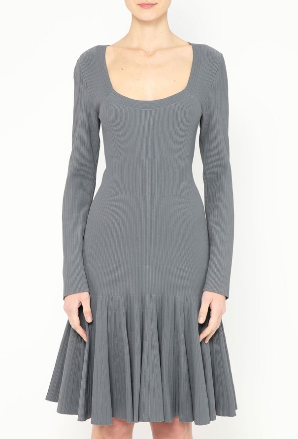 Alaïa Fluted Skater Dress - 2