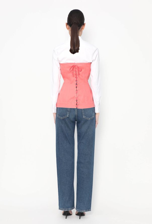 Jean Paul Gaultier 1989 Lace-up Denim Skirt - 9