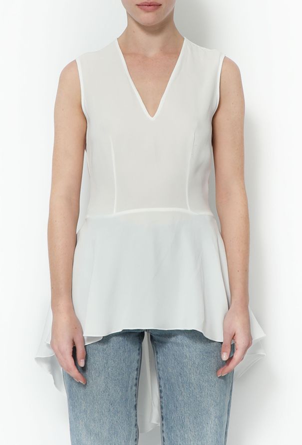 Alexander McQueen Peplum Crêpe Tunic - 2