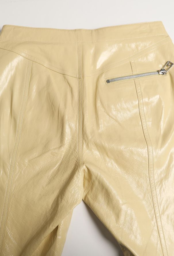 Bottega Veneta F/W 2021 Leather Zipper Trousers - 7