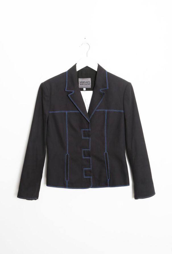 Gianni Versace Jeans Couture' Stitched Trim Dress Ensemble - 7