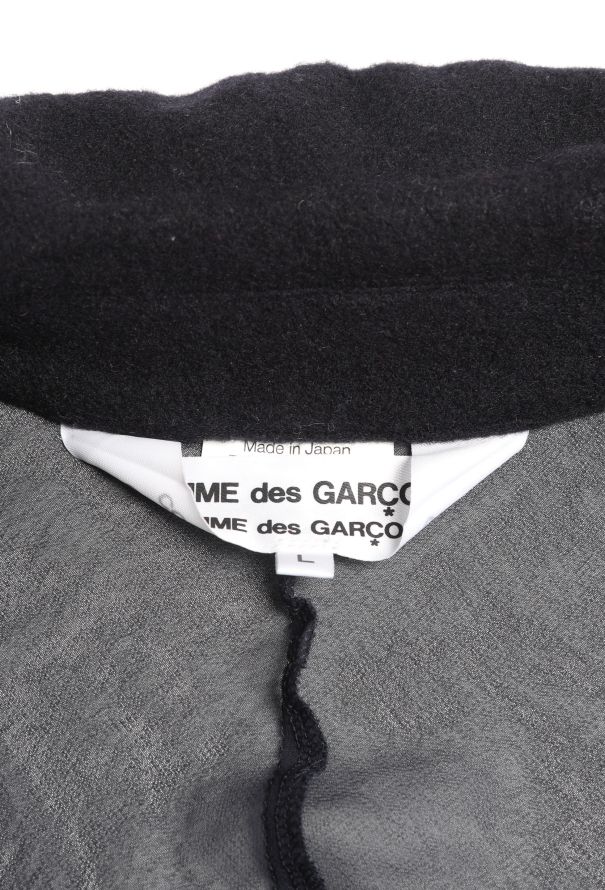Comme des Garçons Chiffon Felted Trim Tunic - 5