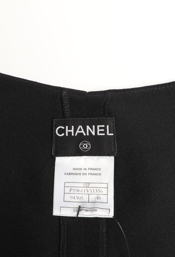 Chanel S/S 2002 Silk 'CC' Trousers - 6