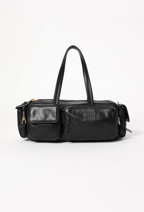 Miu Miu 2023 Nappa Leather Pocket Bag - 1