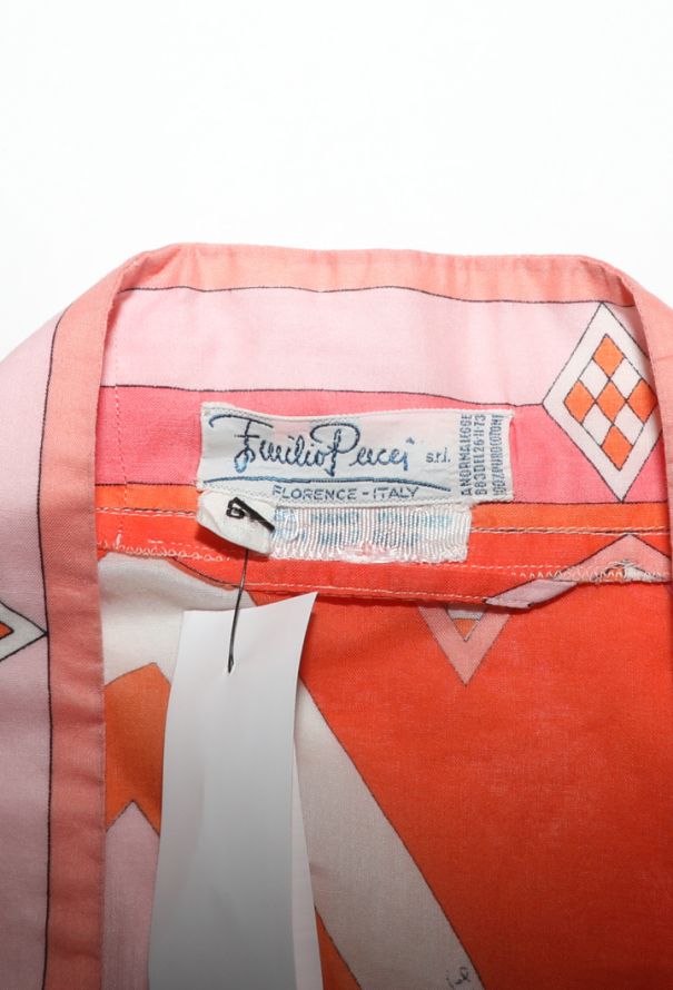 Emilio Pucci Belted Cotton Sarong, 1970s - 5