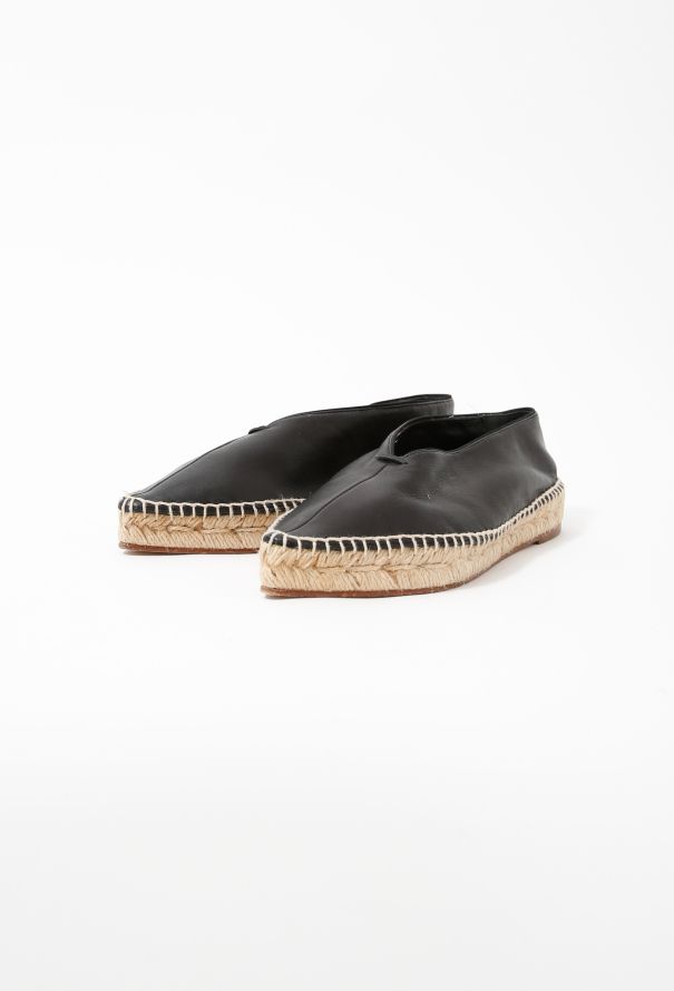 Céline Babouche Leather Espadrille - 3