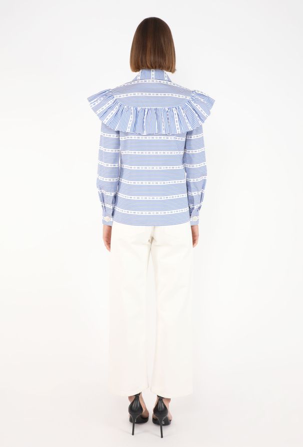 Miu Miu Cotton Smock Blouse, F/W 2015 - 5