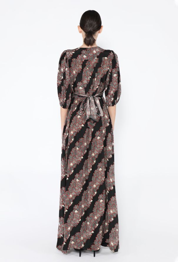 Ossie Clark '70s Printed Rayon Dress - 4