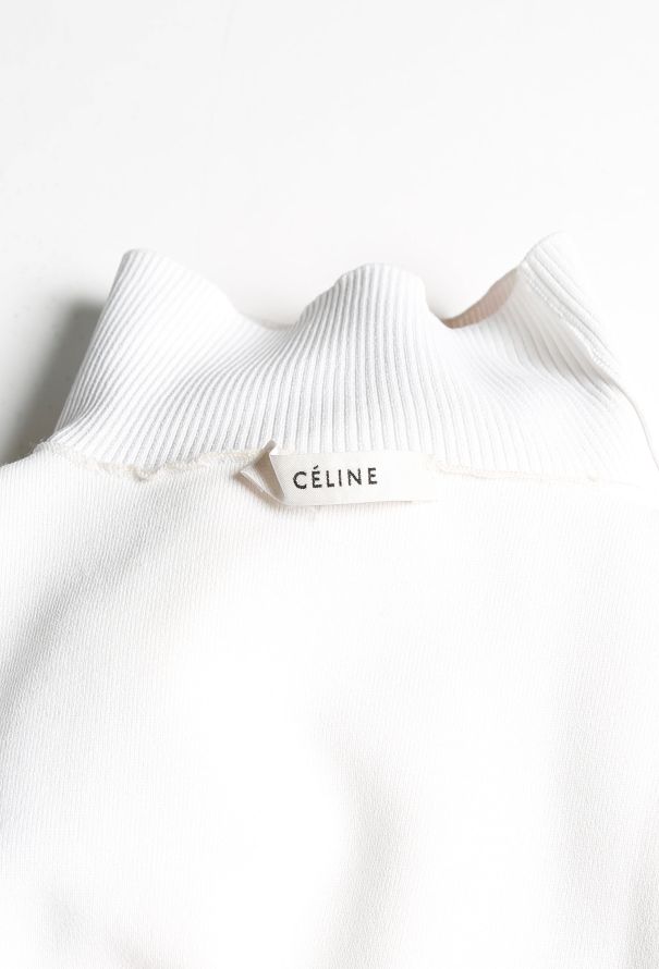 Céline Colorblock Ribbed Zip Sweater - 5