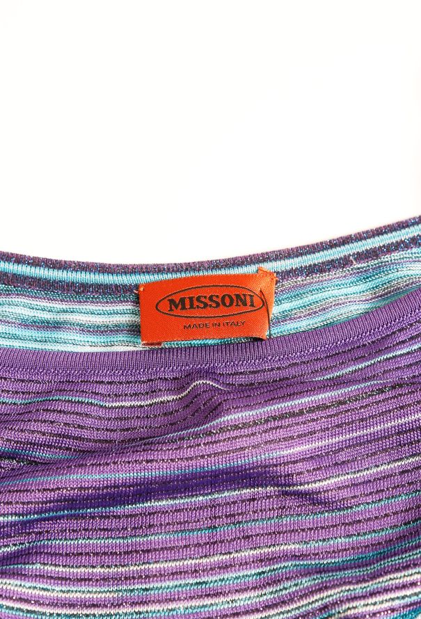 Missoni Vintage Embroidered Lamé Dress - 5