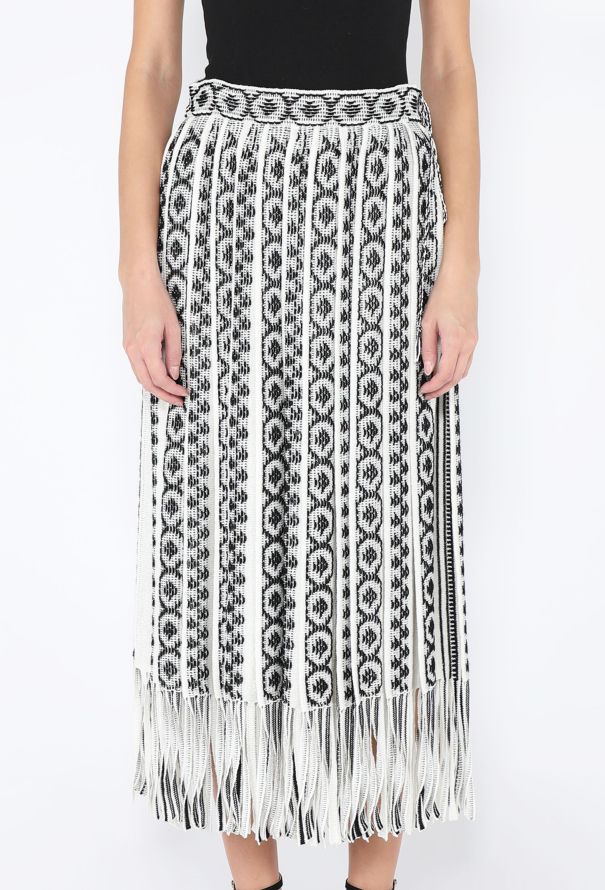 Dior Resort 2019 Linen Fringe Skirt - 3
