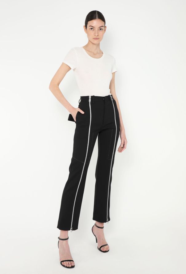 Bottega Veneta F/W 2021 Cropped Zip Trousers - 1