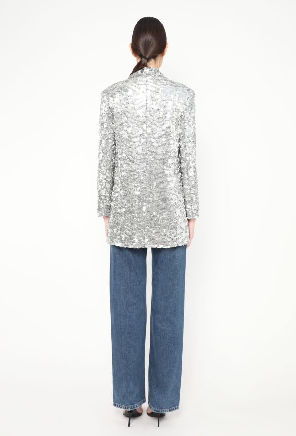 Sonia Rykiel F/W 2018 Notched Sequin Blazer - 5
