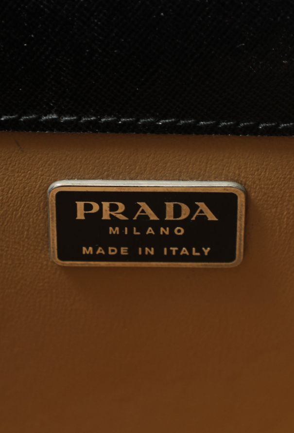 Prada Black grained Saffiano leather Briefcase - 10