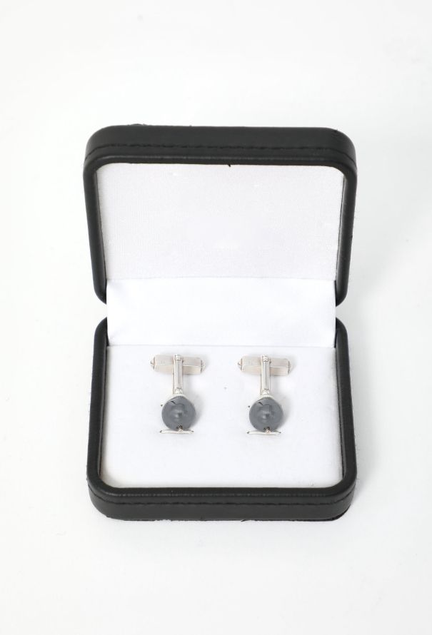 Gunmetal Silver Cufflinks - 3