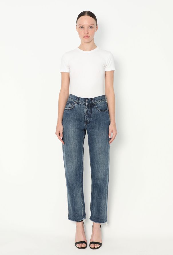 Dior 'J'Adior' Hem Boyfriend Jeans - 2