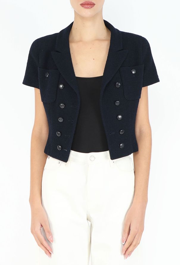 Chanel ICONIC S/S 1995 Bouclé 'CC' Jacket - 6