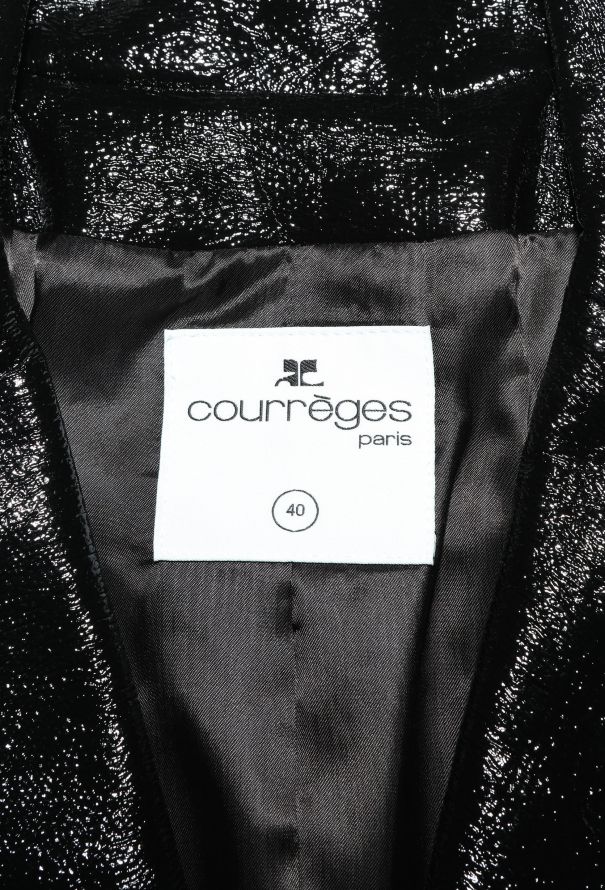 Courrèges 2024 Vinyl Buckle Trench Coat - 7