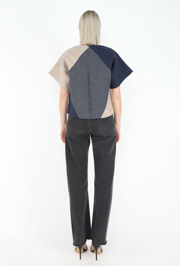 Céline Fall 2013 Harlequin Cashmere Top - 4