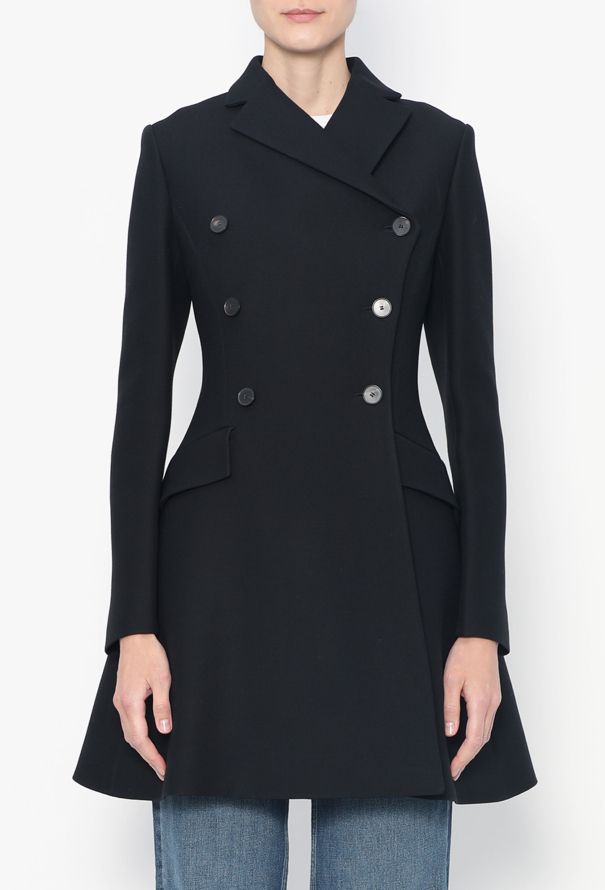 Christian Dior 2023 Double-Breasted Flared Coat - 3