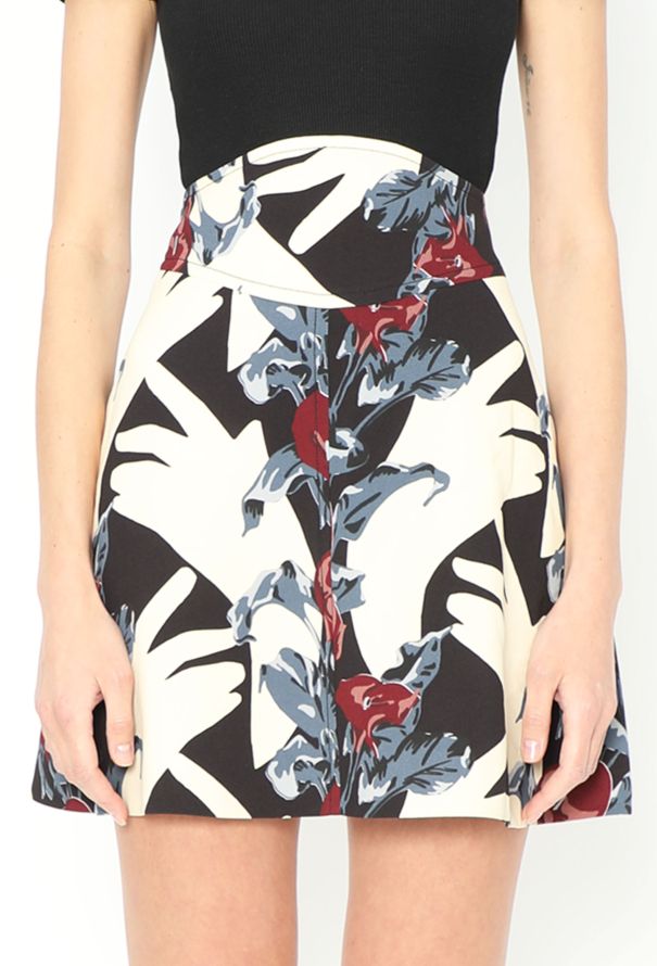 Carven F/W 2014 Abstract Crêpe Skirt - 3