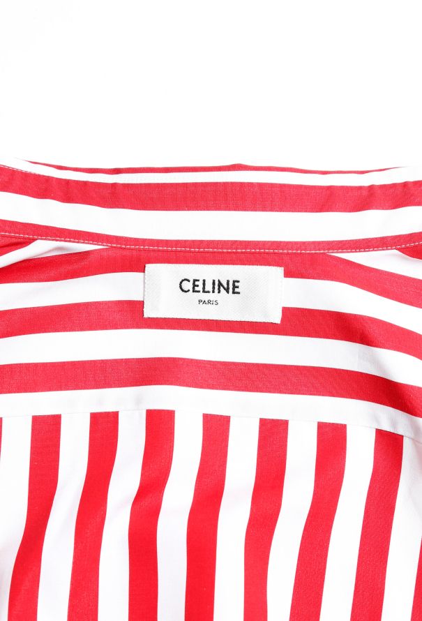 Céline 2021 Striped Cotton Shirt - 4