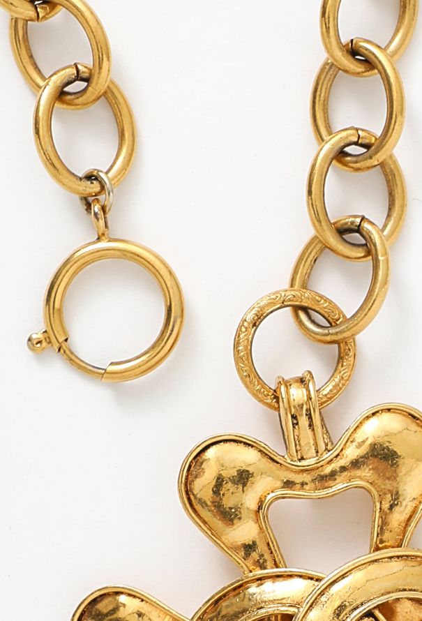 Chanel RARE 1994 'CC' Lucky Clover Necklace - 5