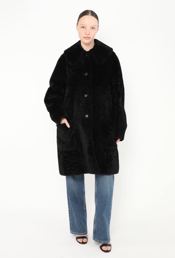 Alaïa 2023 Lambskin Shearling Coat - 4