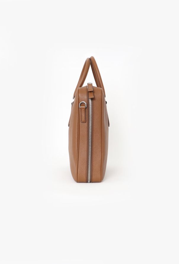 Prada Cannella Saffiano Briefcase - 5