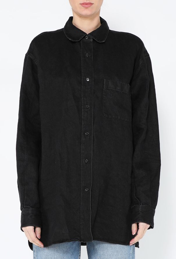 The Row S/S 2025 Nesson Linen Shirt - 1