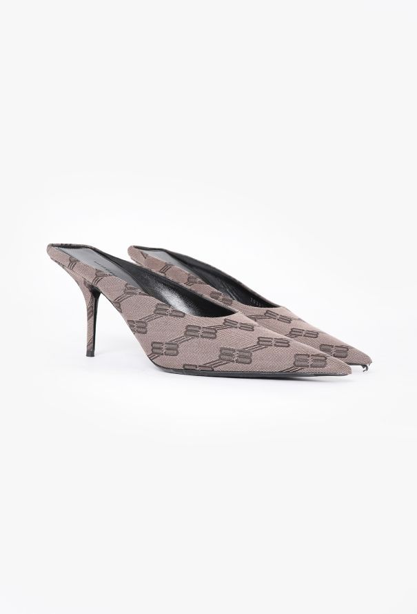 Balenciaga 2022 BB Monogram Knife Heels - 2