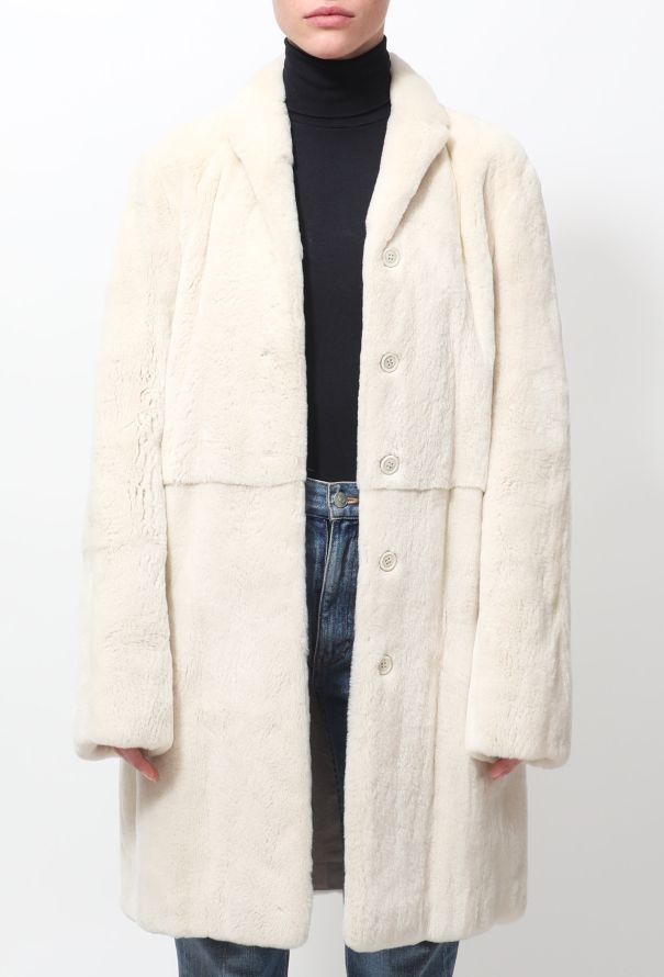 Jil Sander Rabbit Fur Coat - 2